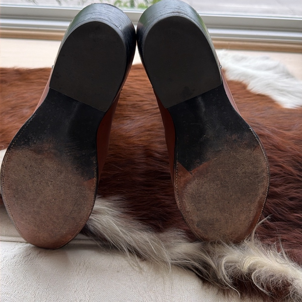 Rios of Mercedes Classic Brown Leather Cowboy Boots - Picture 7 of 9